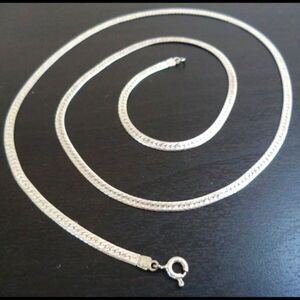 VINTAGE ESTATE SIGNED MILOR 925 ITALY STERLING SILVER 20" NECKLACE
